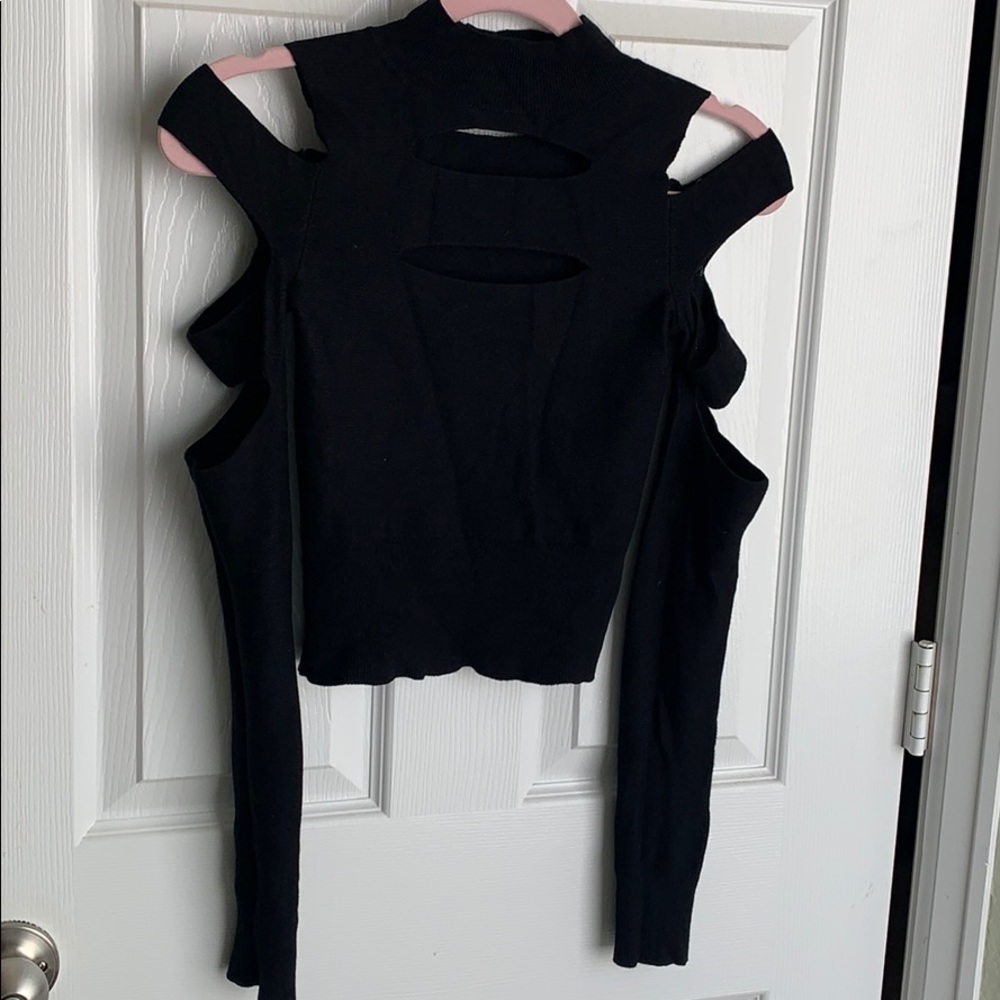 Black Crop Top